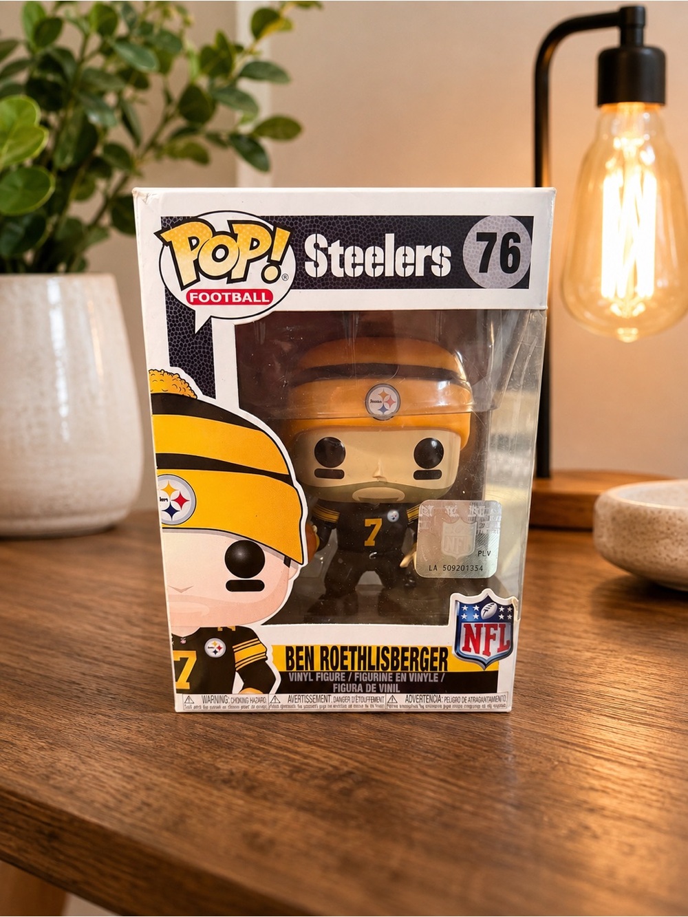 Funko Pop! NFL Pittsburgh Steelers Ben Roethlisberger #76